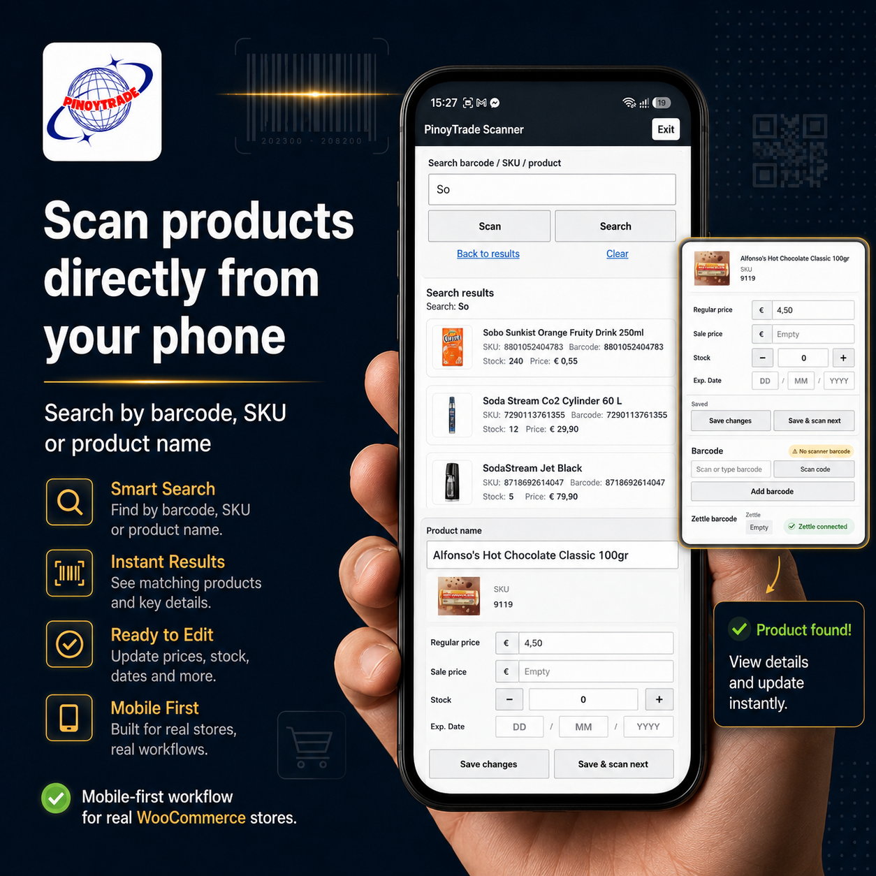 PinoyTrade Scanner for WooCommerce preview